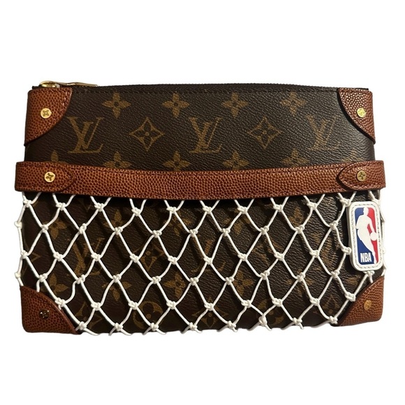 Louis Vuitton x NBA Net Hand Bag Monogram Canvas‎ Unisex NBA Championship - Picture 1 of 11